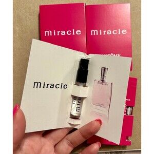 Lot of 4 Lancôme Miracle Eau de Parfum Perfume Sample Boxes Mini/Travel Size